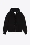 3.1 Phillip Lim Hybrid Terry Hoodie In Black