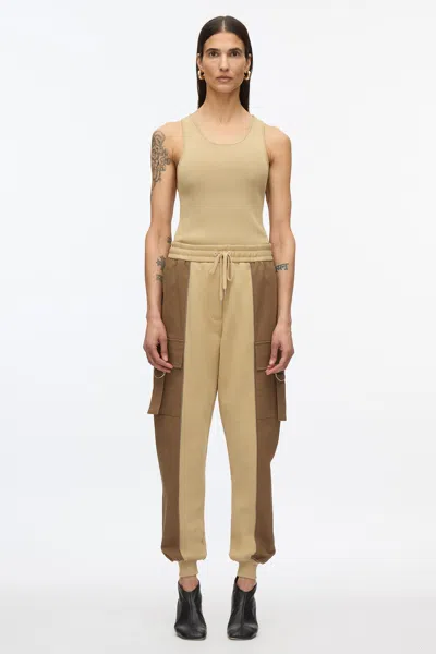 3.1 Phillip Lim Hybrid Terry Jogger In Brown
