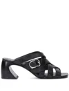 3.1 Phillip Lim Id 65mm Open-weave Leather Mules In Black