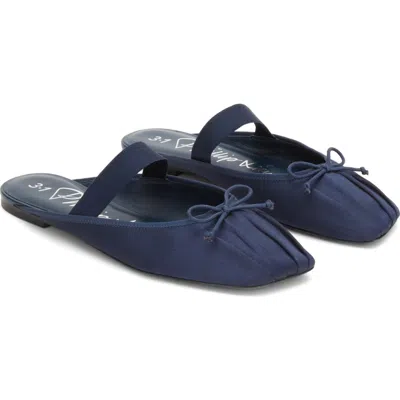 3.1 Phillip Lim Id Ballerina Mules Midnight In Blue