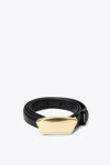 3.1 Phillip Lim Id Leather Belt In Black