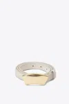 3.1 Phillip Lim Id Leather Belt In Black