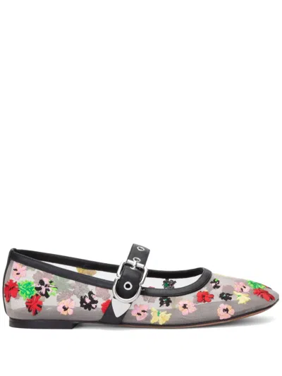 3.1 Phillip Lim Id Flowerworks Mesh Ballerina Shoes In Neutrals