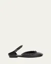 3.1 Phillip Lim Id Mary Jane Flat With Leather Craft In Black