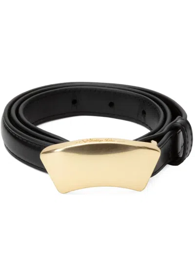 3.1 Phillip Lim Id Leather Belt In Black
