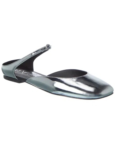 3.1 Phillip Lim Id Mary Jane Leather Flat In Silver