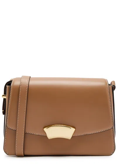 3.1 Phillip Lim Id Medium Leather Shoulder Bag In Brown