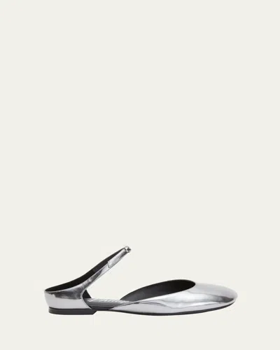3.1 Phillip Lim Id Mirrored-leather Mary Jane Flats In Multi