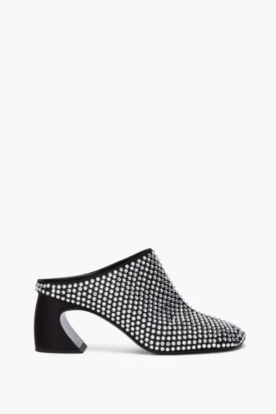 3.1 Phillip Lim Id Mule With Crystal Embellishment In Black