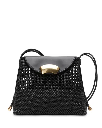 3.1 PHILLIP LIM ID PETITE MEDIUM MACRAME DETAIL SHOULDER BAG