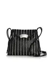 3.1 Phillip Lim Id Petite Soft Shoulder Bag With Crystal Inlay In Black