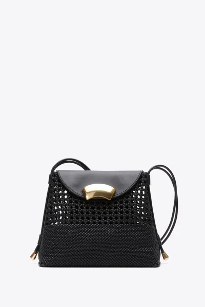 3.1 PHILLIP LIM ID PETITE SOFT SHOULDER BAG WITH MACRAME