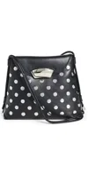 3.1 Phillip Lim Id Petite Soft Stud-embellished Shoulder Bag In Black