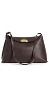 3.1 Phillip Lim Id Petite Soft Shoulder Bag In Dk Chocolate