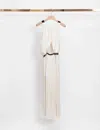 3.1 Phillip Lim Irregular Pleated Sleeveless Dress In Neutral