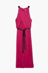 3.1 Phillip Lim Irregular Pleated Sleeveless Dress In Pink