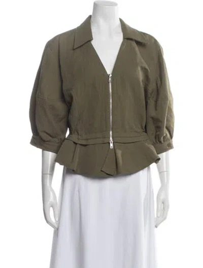 Pre-owned 3.1 Phillip Lim Jacket In Green