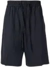 3.1 Phillip Lim Jersey-knit Desk Shorts In Blue
