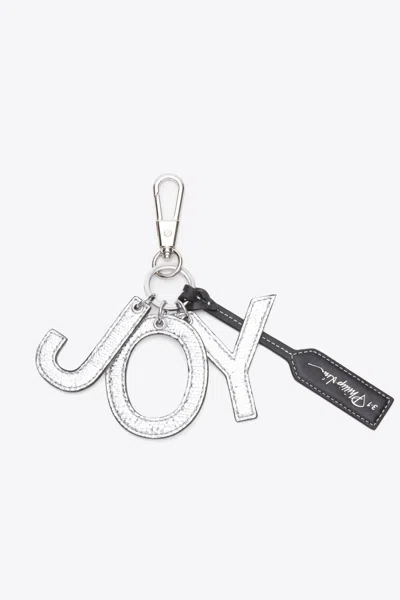 3.1 Phillip Lim Joy Key Fob In Silver