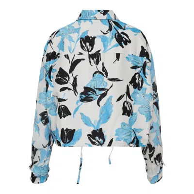 3.1 Phillip Lim Joyful Tulip Cropped Shirt Jacket In Multi