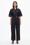 3.1 Phillip Lim Jumpsuit With Wave Embroidery In Blue