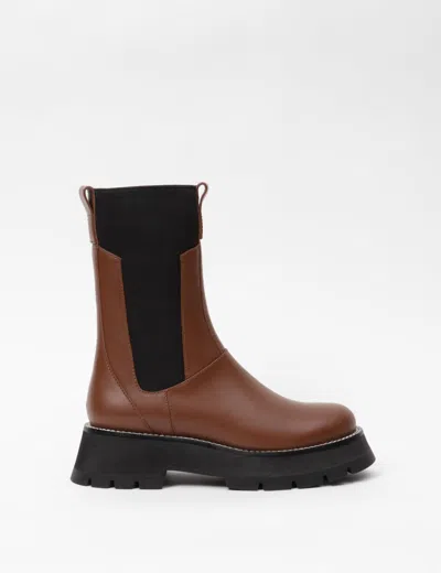3.1 Phillip Lim Kate - Lug Sole Combat Boot In Brown