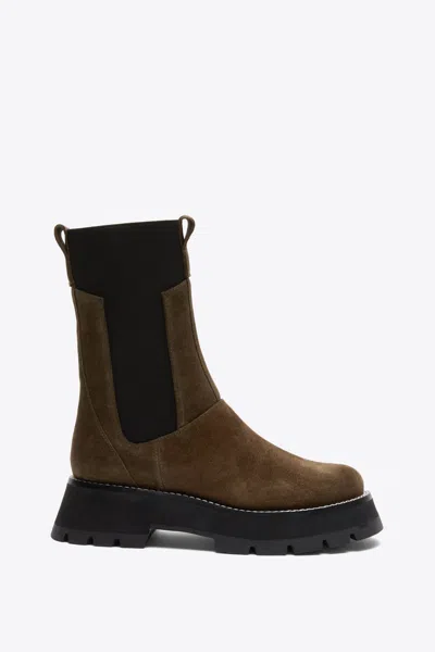 3.1 Phillip Lim Kate - Lug Sole Combat Boot In Green