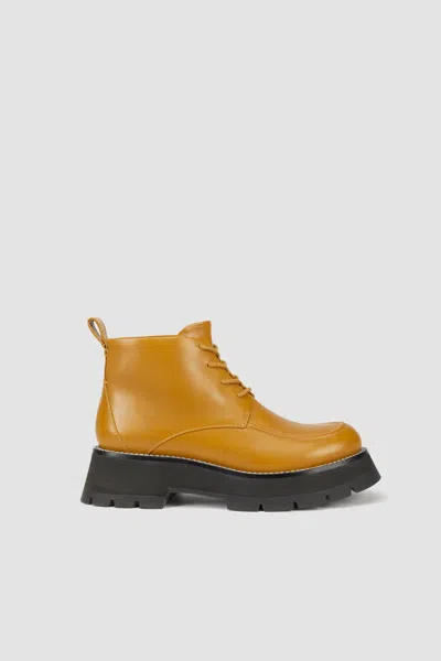3.1 Phillip Lim Kate Lace-up Ankle Combat Boots In Brown