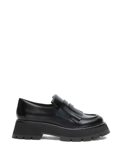 3.1 Phillip Lim Kate Leather Loafers In Black