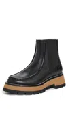 3.1 Phillip Lim Kate Lug Sole Platform Chelsea Boot In Black