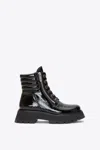 3.1 Phillip Lim Kate Lug Sole Double Zip Boot In Black