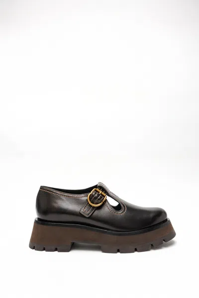 3.1 Phillip Lim Kate-lug Sole Mary Jane In Green