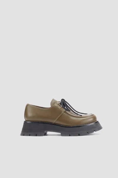 3.1 Phillip Lim Kate Lug Sole Oxford In Green