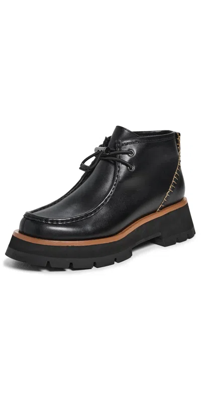 3.1 PHILLIP LIM KATE-LUG SOLE UPSTATE BOOTS BLACK