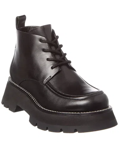 3.1 Phillip Lim Kate Short Leather Combat Boot In Black
