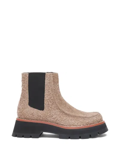 3.1 Phillip Lim Kate Lug Sole Platform Chelsea Boot In Brown