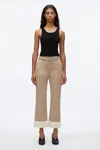 3.1 Phillip Lim Kick Flare Pant In Brown