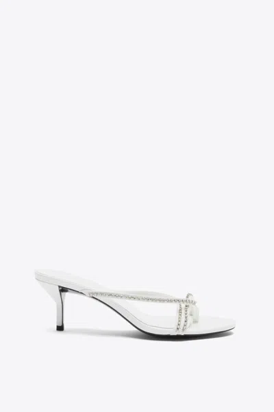 3.1 Phillip Lim Kiddie - 55mm Strappy Sandal With Embellishment In White