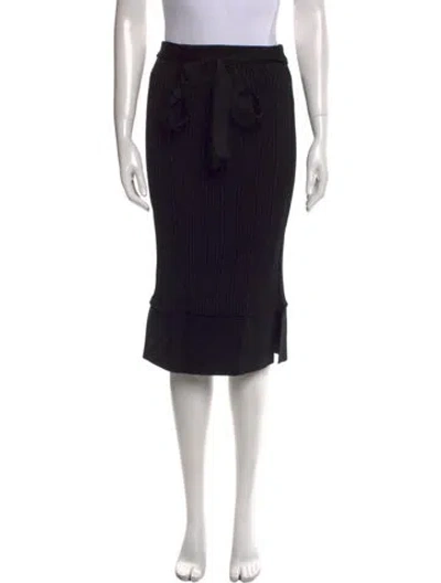 Pre-owned 3.1 Phillip Lim Knee-length Skirt In Black