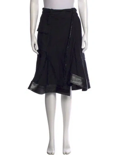 Pre-owned 3.1 Phillip Lim Knee-length Skirt In Black