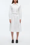 3.1 Phillip Lim Knife Pleat Belted Skirt In White