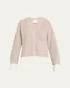 3.1 Phillip Lim Knit V-neck Cardigan In Neutral