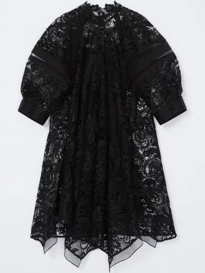 3.1 Phillip Lim Lace Mini Dress In Black