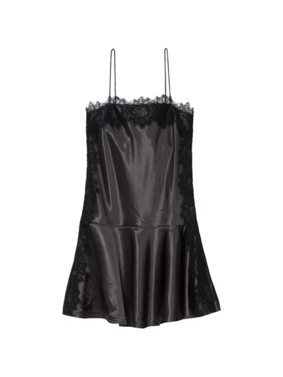 3.1 Phillip Lim Cami Mini Dress With Lace Trim In Yellow