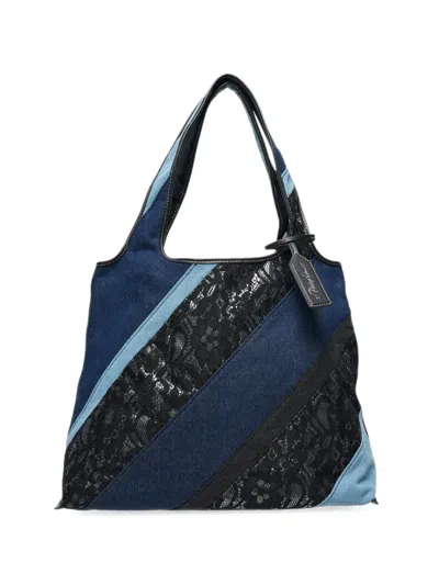 3.1 PHILLIP LIM LACE-PANELLED PATCHWORK TOTE BAG