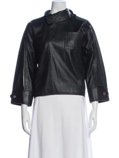 Pre-owned 3.1 Phillip Lim Lamb Leather Jacket In Black