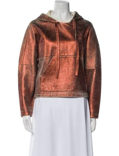 Pre-owned 3.1 Phillip Lim Lamb Leather Printed Sweatshirt