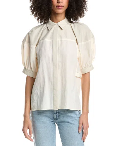 3.1 Phillip Lim Lantern Sleeve Shirt In White