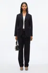 3.1 Phillip Lim Layered Blazer With Tie Belt In Midnight