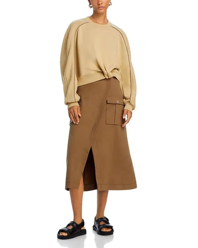 3.1 Phillip Lim Layered Look Utility Dress In Khaki/oak